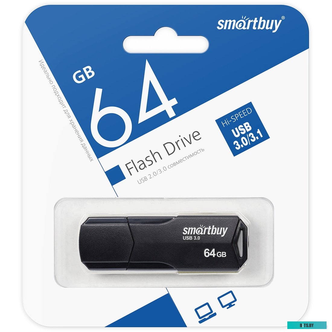 Флешка SmartBuy Clue SB64GBCLU-K3 64 ГБ