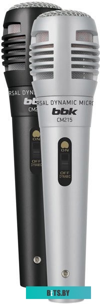Микрофон BBK CM215 (черный+серебристый)