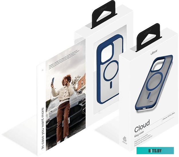 uBear Cloud Mag для iPhone 15 Pro (синий)
