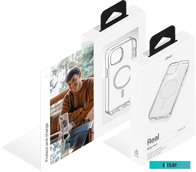 uBear Real Mag для iPhone 15 (прозрачный)