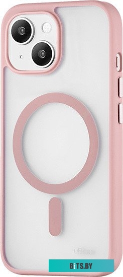 uBear Cloud Mag для iPhone 15 (розовый)