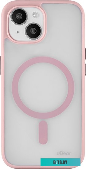 uBear Cloud Mag для iPhone 15 (розовый)