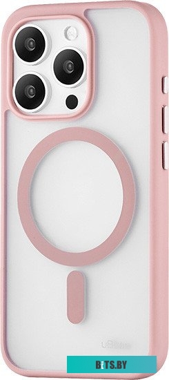 uBear Cloud Mag для iPhone 15 Pro (розовый)