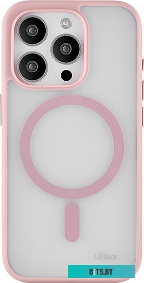 uBear Cloud Mag для iPhone 15 Pro (розовый)