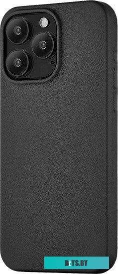uBear Capital Leather для iPhone 15 Pro Max (черный)