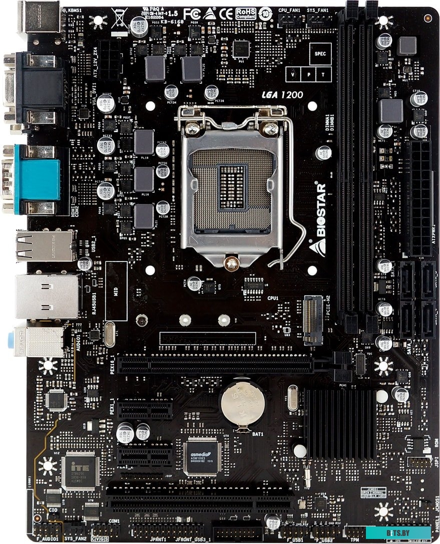 Материнская  плата BIOSTAR H410MHG Ver. 6.0