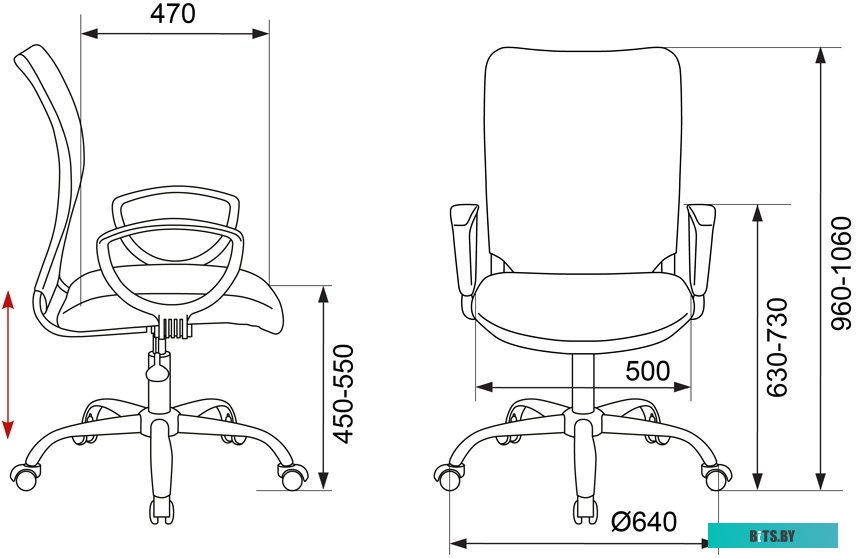 Кресло Бюрократ CH-599AXSL/32G/TW-11 серый