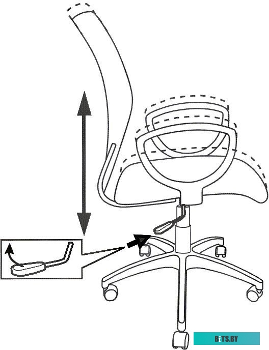 Кресло Бюрократ CH-599AXSL/32G/TW-11 серый