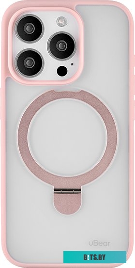 uBear Clip Mag для iPhone 15 Pro (розовый)