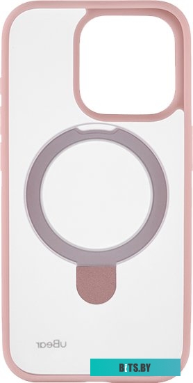 uBear Clip Mag для iPhone 15 Pro (розовый)