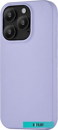 uBear Capital Leather для iPhone 15 Pro (лавандовый)