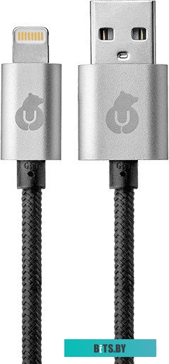 DC01BL01-I5 uBear Cord USB Type-A - Lightning DC01BL01-I5 (1 м, черный)