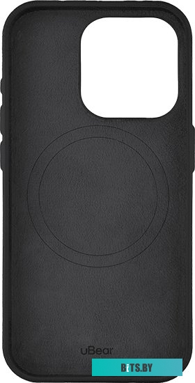 uBear Capital Leather для iPhone 15 Pro (черный)