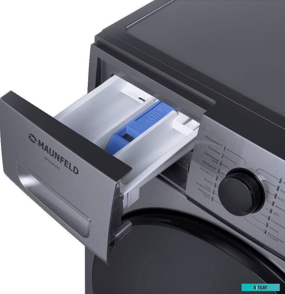 КА-00014002 Стиральная машина MAUNFELD MFWM147WH, с фронтальной загрузкой, с паром, 7кг, 1400об/мин, инверторная