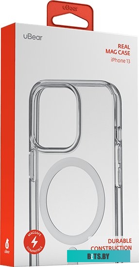 uBear Real Mag Case для iPhone 13 (прозрачный)