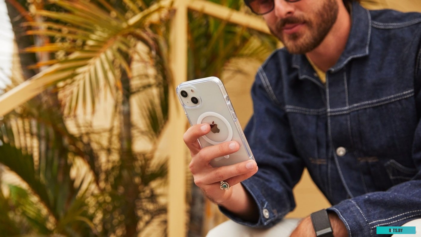 uBear Real Mag Case для iPhone 13 (прозрачный)