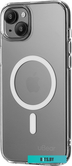 uBear Real Mag для iPhone 15 Plus (прозрачный)