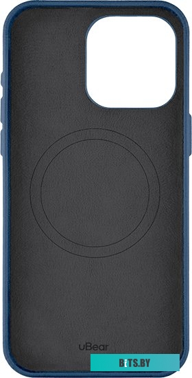 uBear Capital Leather для iPhone 15 Pro Max (темно-синий)