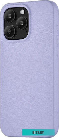 uBear Capital Leather для iPhone 15 Pro Max (лавандовый)