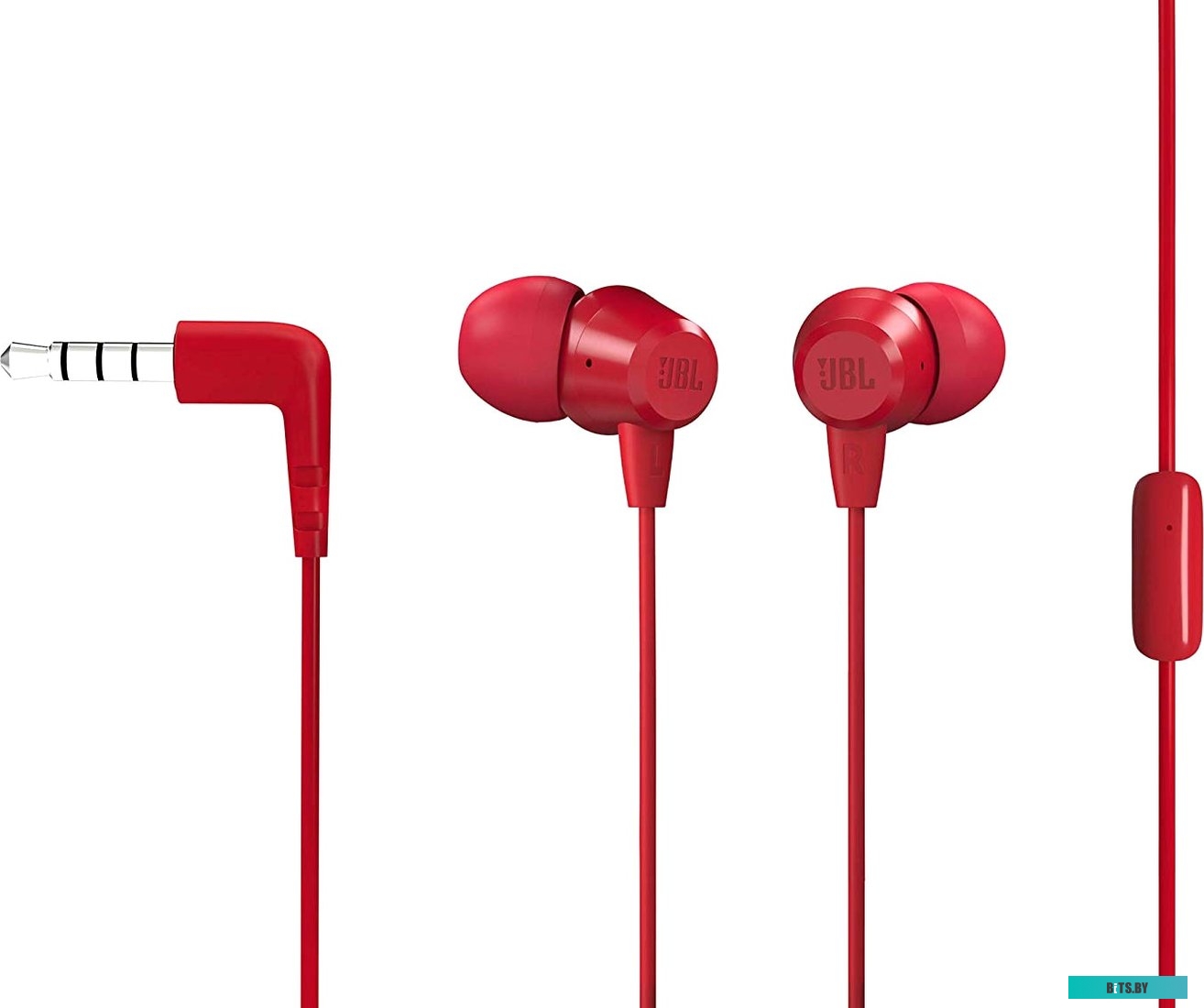 Наушники JBL C50HI (красный) <JBLC50HIRED>