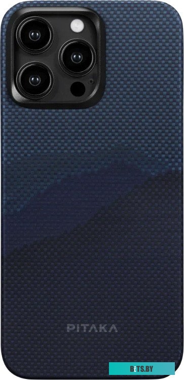 KI1501POTH Pitaka MagEZ Case 4 для iPhone 15 Pro (over the horizon, синий)