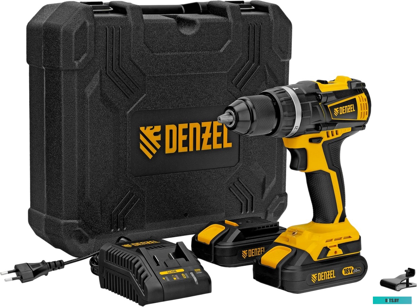 26130 Denzel CIDB-IB-18-02 26130 (с 2-мя АКБ, кейс, набор оснастки)