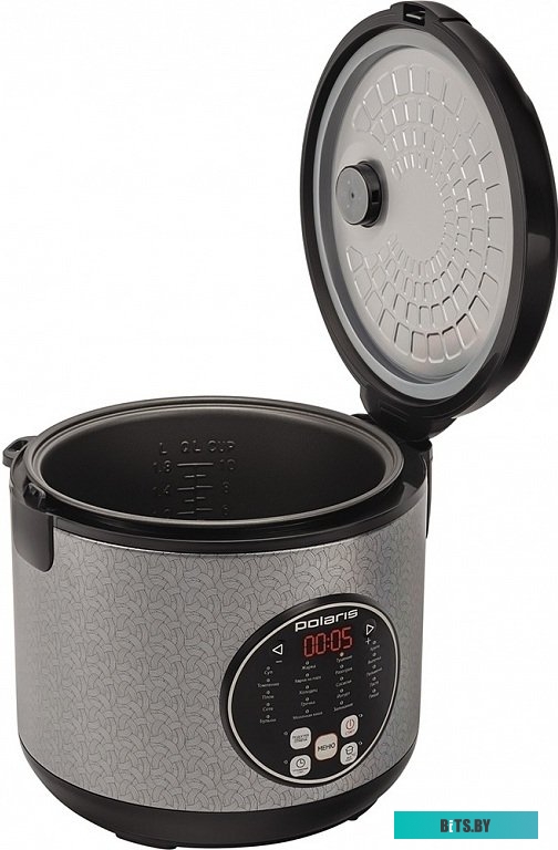 PMC 0365AD Мультиварка POLARIS PMC 0365AD,  550Вт,   серебристый/черный