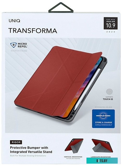 NPDA10.9(2020)-TRIGRED Uniq NPDA10.9(2020)-TRIGRED для iPad Air 10.9 (2022/2020) (красный)