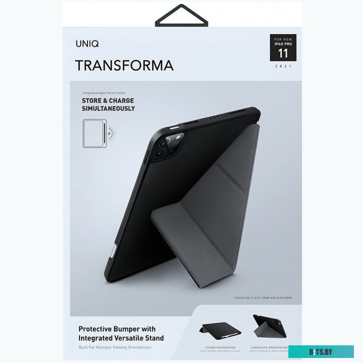 Чехол для планшета Uniq NPDP11(2021)-TRSFBLK для Apple iPad Pro 11 (черный)