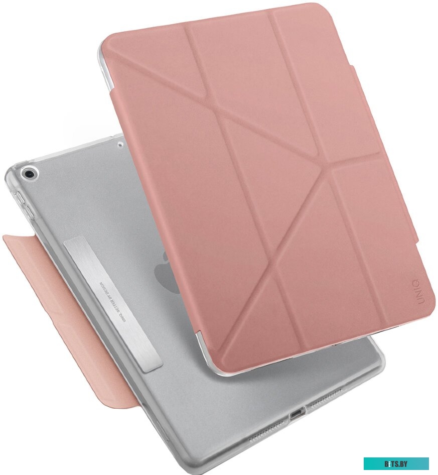 Чехол для планшета Uniq PD10.2GAR-CAMPNK для Apple iPad 10.2 (2019/20/21) (розовый)