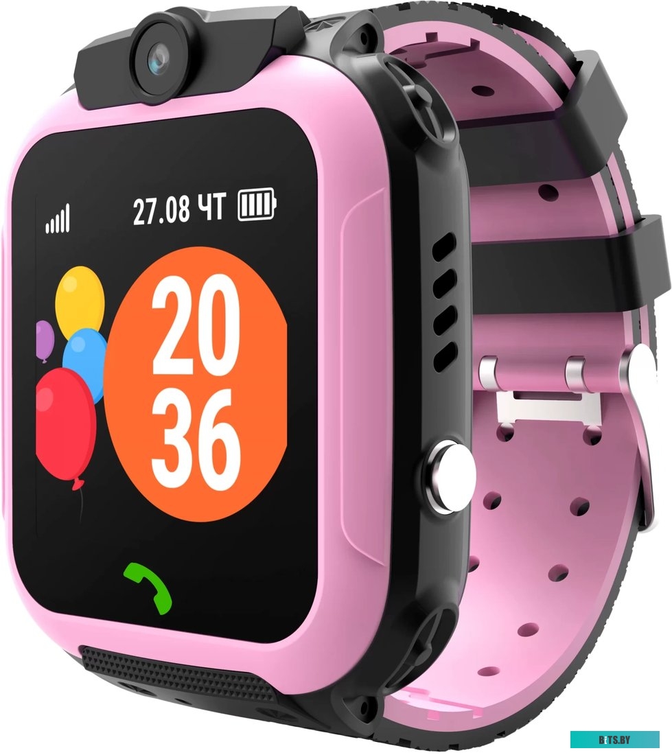 G-W19PNK Умные часы GEOZON KIDS AQUA PLUS PINK G-W19PNK