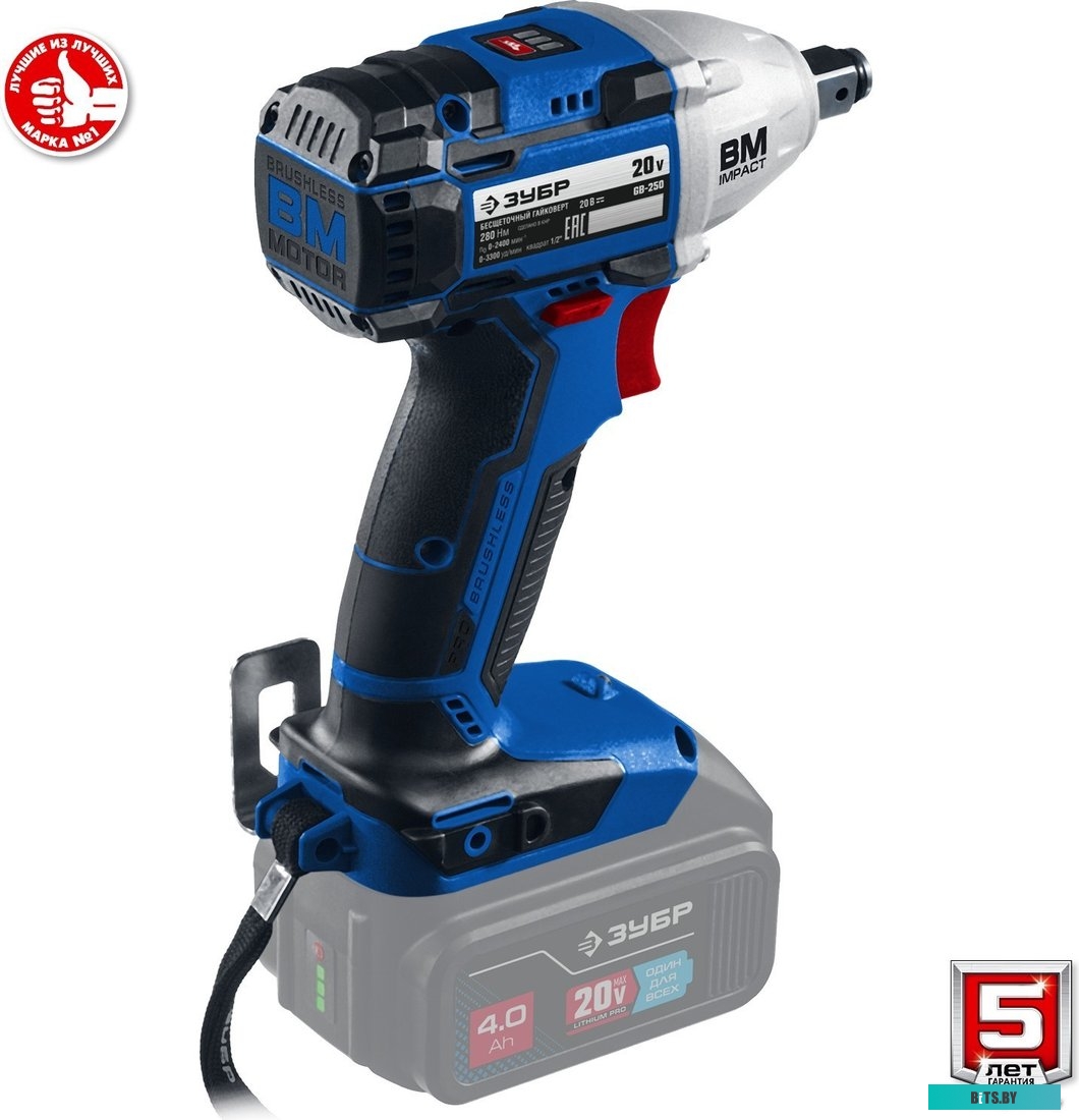 Зубр Профессионал GB-250 (без АКБ)