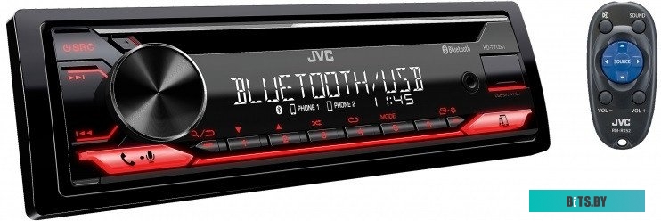 KD-T712BT Автомагнитола JVC KD-T712BT 1DIN 4x50Вт