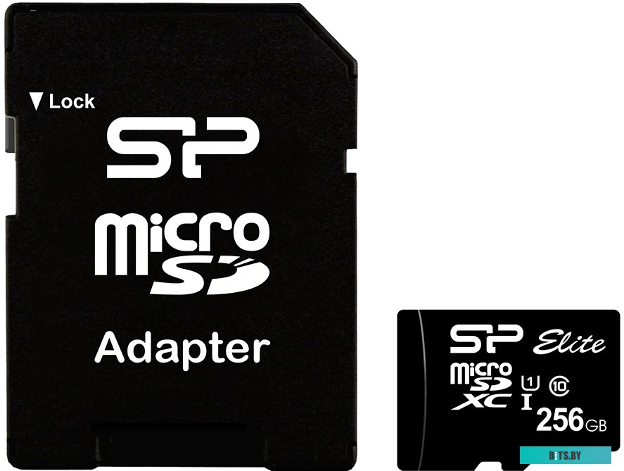 Карта памяти Silicon Power microSDXC SP256GBSTXBU1V10SP 256GB (с адаптером)