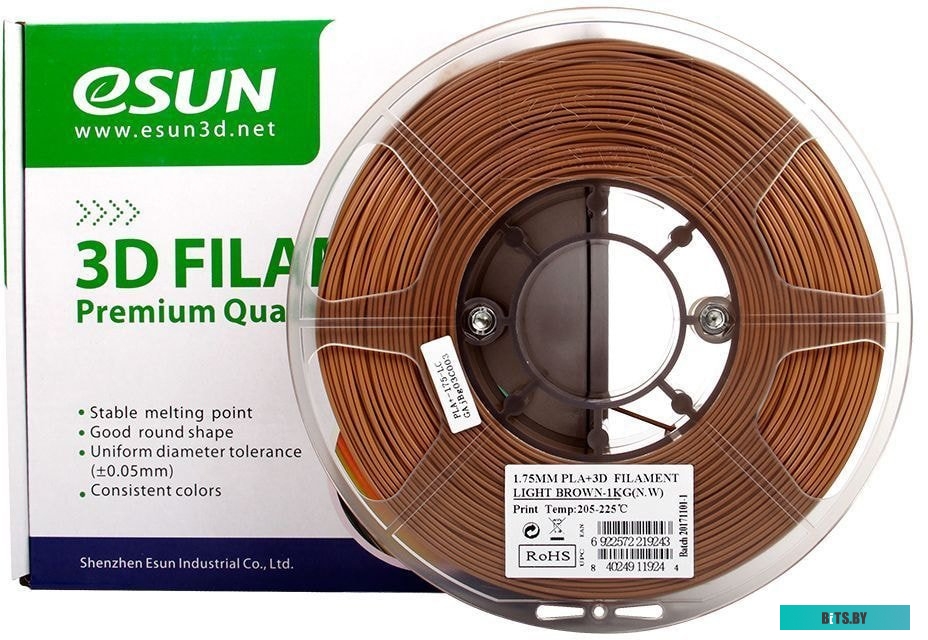 Т0030924 eSUN PLA+ 1.75 мм 1000 г (светло-коричневый)