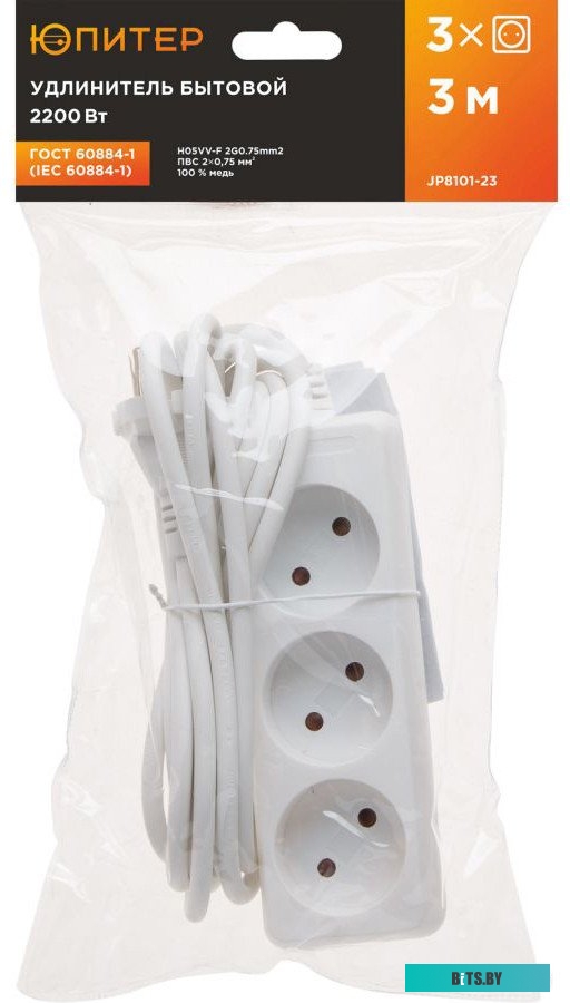 Сетевой фильтр (удлинитель) Юпитер JP8101-23