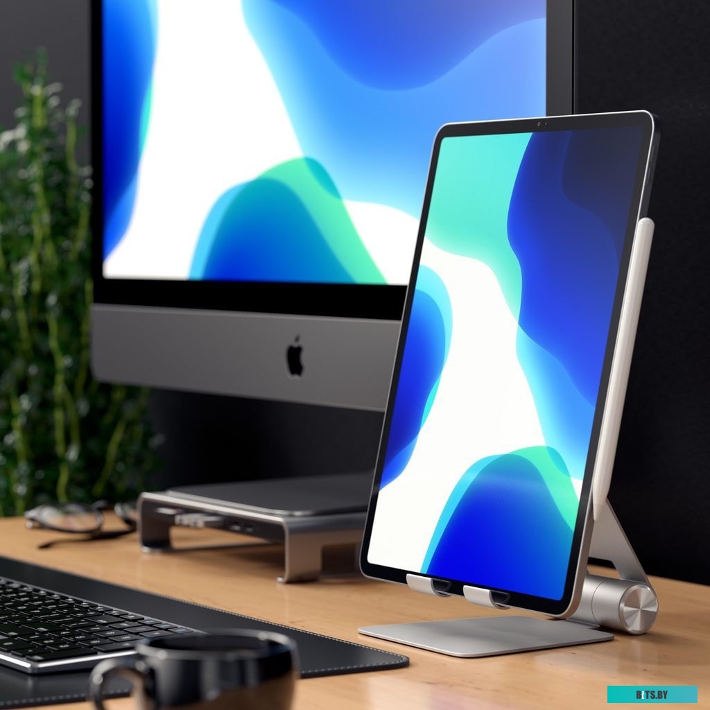 Подставка для ноутбука Satechi R1 Aluminum Hinge Holder Foldable Stand (серебристый)