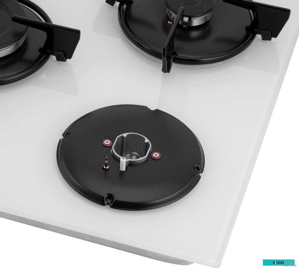 HGG431WH Газовая варочная панель HOMSair/ Газовая варочная панель HOMSair HGG431WH, механическое управление, 3 конфорки, мощность конфорок 2600, 1700,