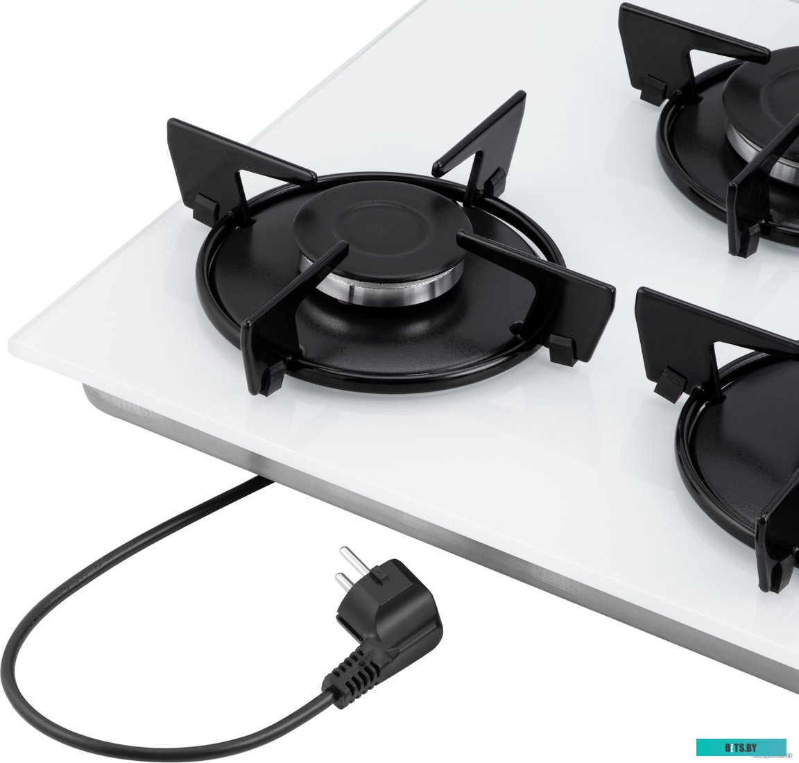 HGG431WH Газовая варочная панель HOMSair/ Газовая варочная панель HOMSair HGG431WH, механическое управление, 3 конфорки, мощность конфорок 2600, 1700,