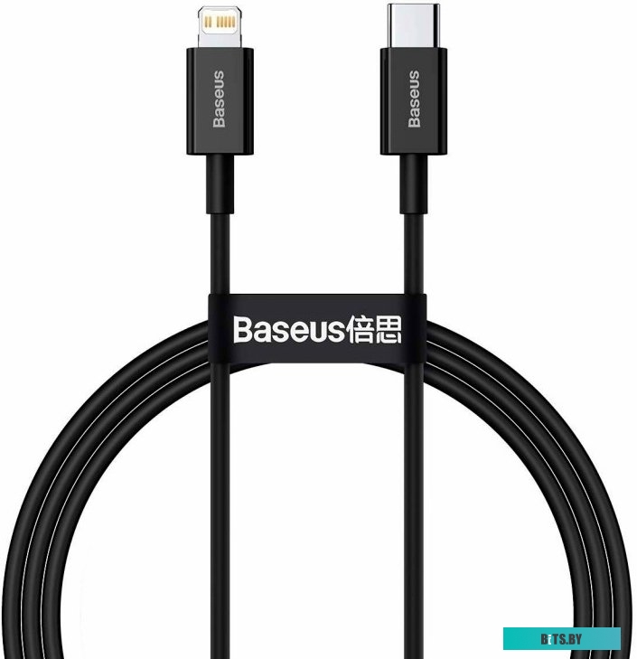 Кабель Baseus USB Type-C - Lightning CATLYS-A01 (1 м, черный)