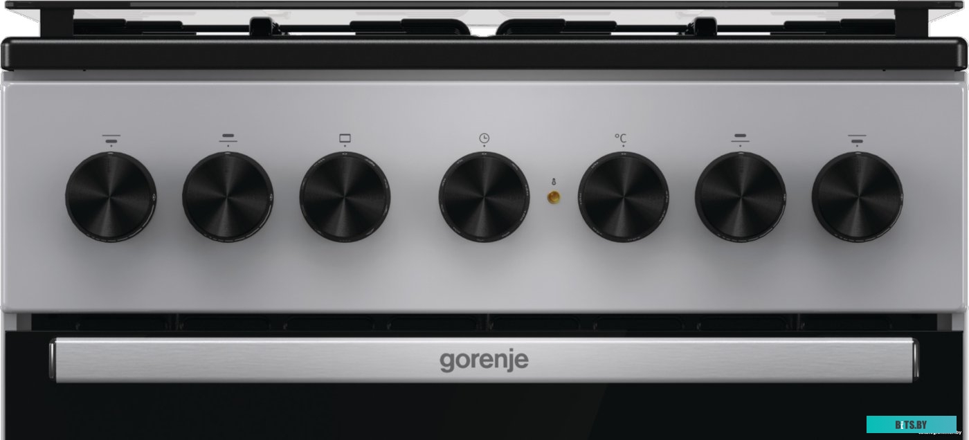 GK5B40SH Газовая плита Gorenje GK5B40SH,  электрическая духовка,  стеклянная крышка,  сталь, серебристый