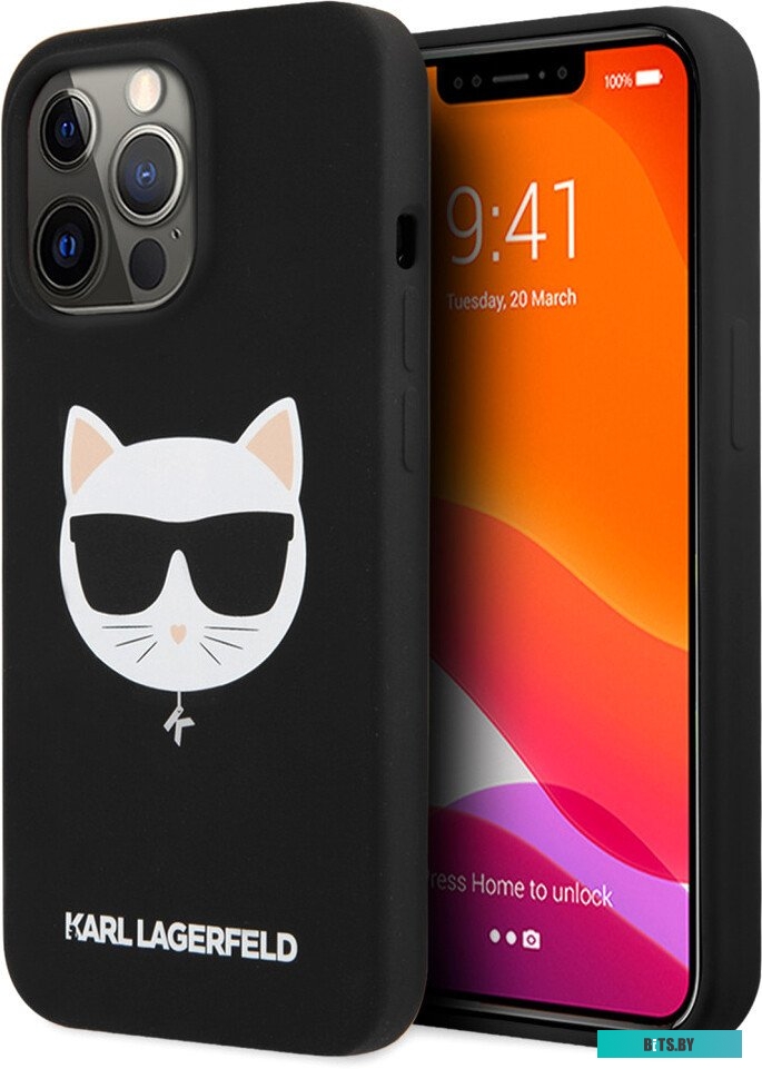 CG Mobile Lagerfeld для iPhone 13 Pro KLHMP13LSLCHBK