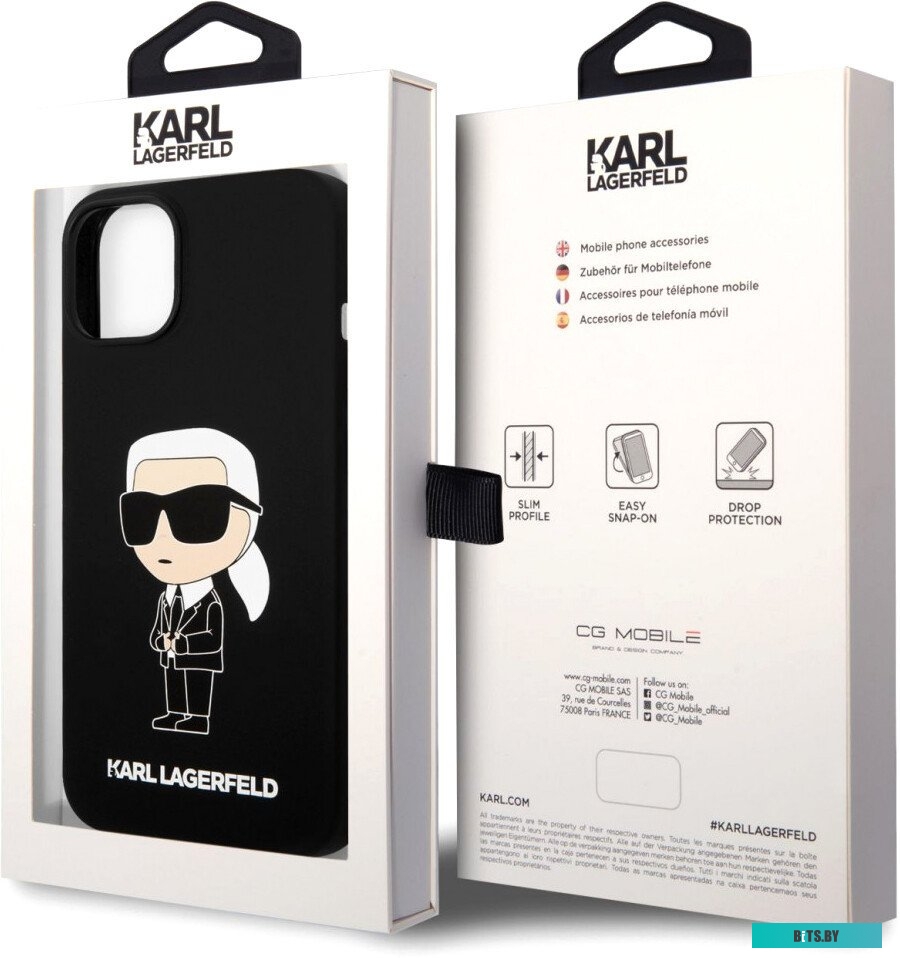 CG Mobile Lagerfeld для iPhone 14 KLHCP14SSNIKBCK