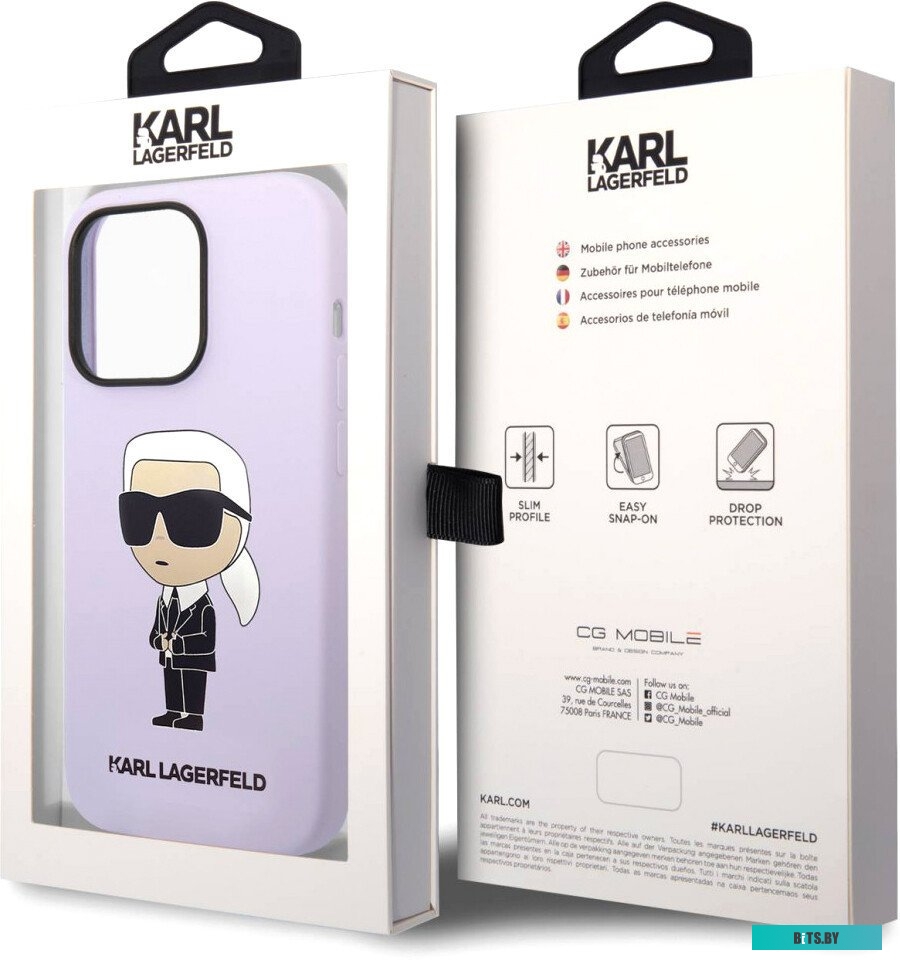 CG Mobile Lagerfeld для iPhone 14 Pro KLHCP14LSNIKBCU