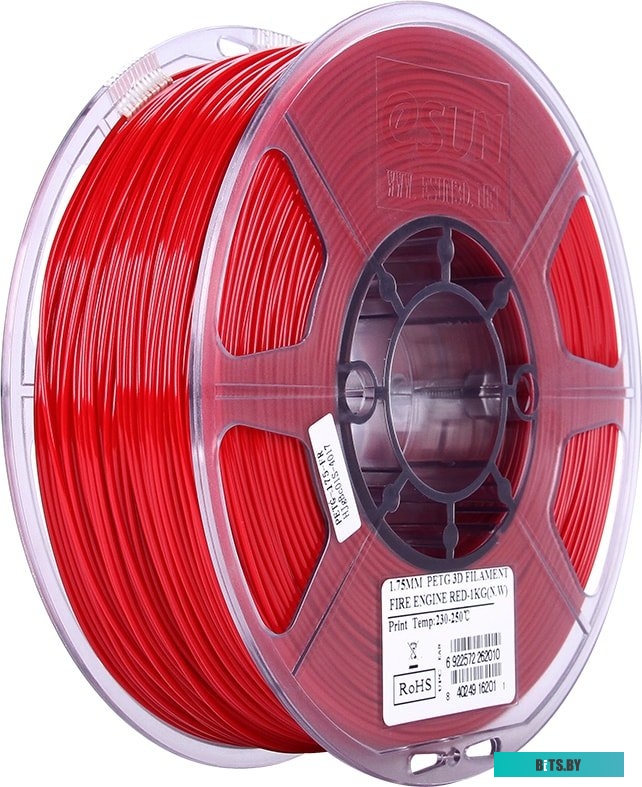 Т0030933 eSUN PET-G 1.75 мм 1000 г (сигнальный красный)