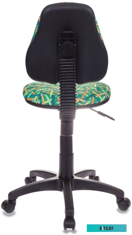 KD-4/PENCIL-GN Кресло детское Бюрократ KD-4, на колесиках, ткань, зеленый [kd-4/pencil-gn]