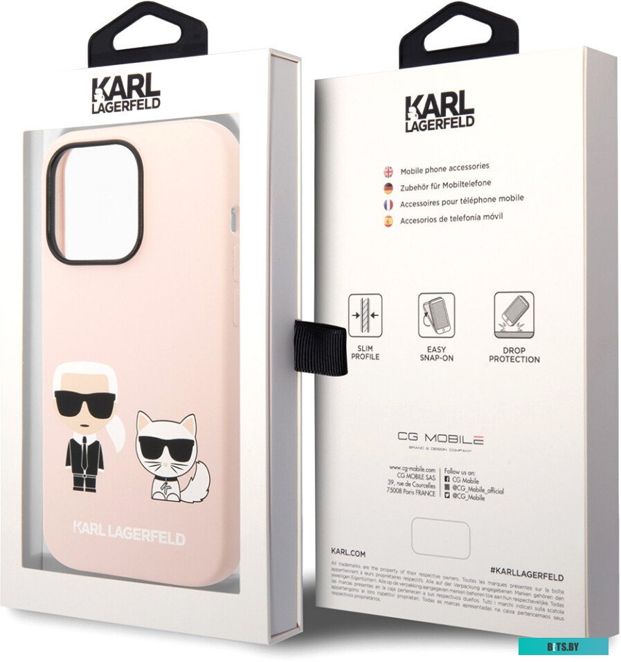 CG Mobile Lagerfeld для iPhone 14 Pro KLHCP14LSSKCI