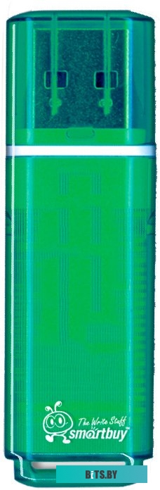 USB накопитель (Флешка) Smart Buy Glossy Green 4GB (SB4GBGS-G)