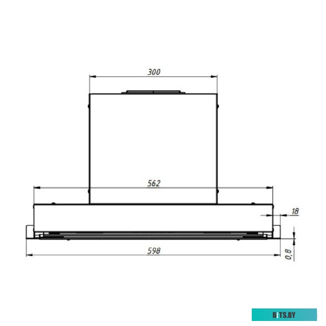 305.0706.456 Вытяжка Franke T-FORM WH 60/ Best, Вытяжка T-FORM WH, 60 см, 1000 м3/ч, белый