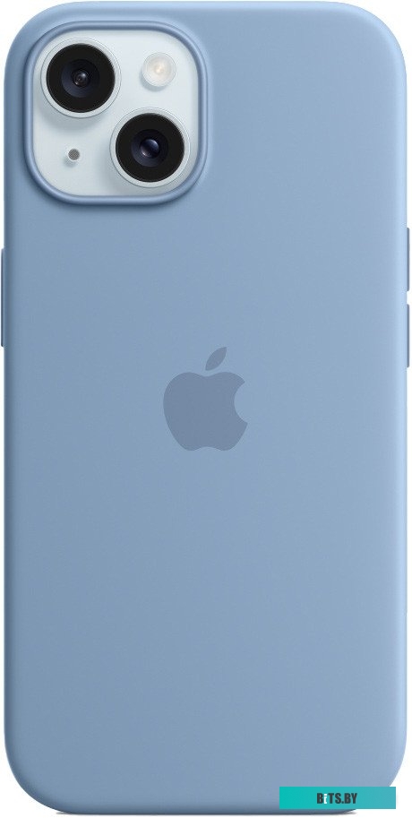Apple MagSafe Silicone Case для iPhone 15 (зимний синий)